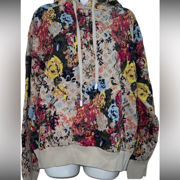 Louis Vuitton Sweaters - Luis Vuitton flower hoodie